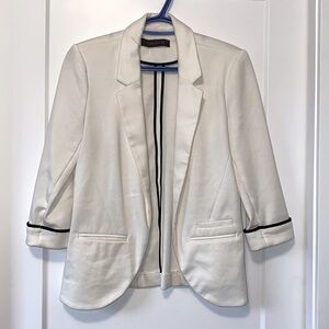Casual White Blazer